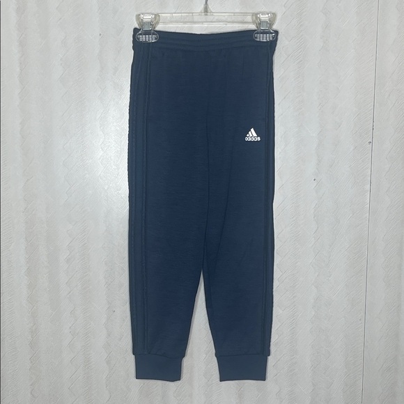 ❤️ ADIDAS Big Boys Focus Joggers Blue Sweatpants Size 6 - Picture 2 of 4